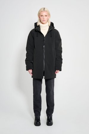 Stockholm Matte Winter Coat Black