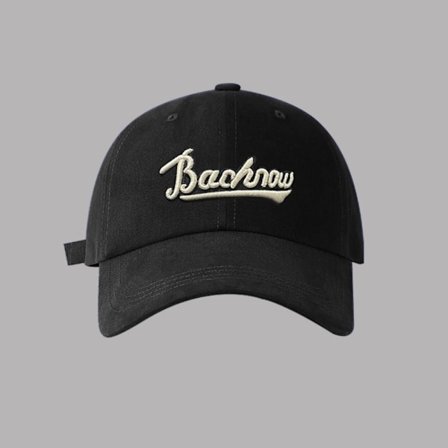 Baseball Cap Fiske Cap SVART