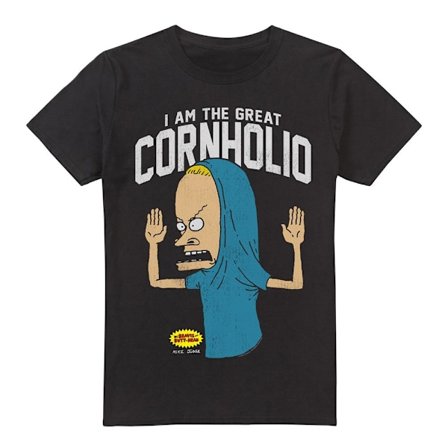 Beavis & Butthead Herr Cornholio T-Shirt 5XL Svart