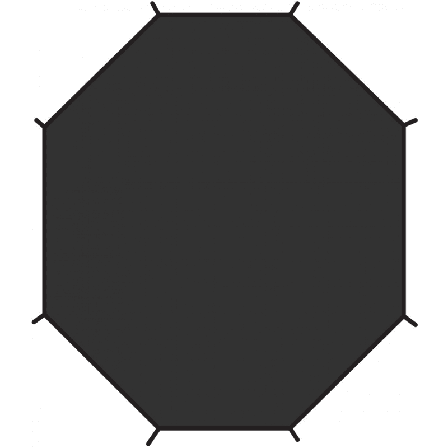 Fjällräven View 2 footprint tent accessories Black OneSize