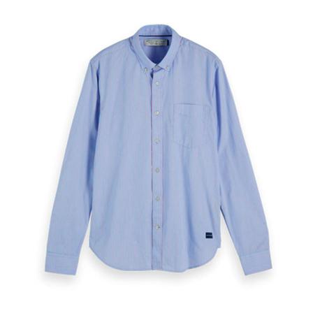 Scotch & Soda Shirt Blå, Herre Skjorter
