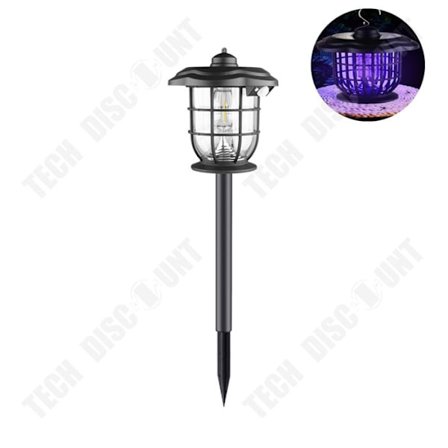 Aurinkokäyttöinen hyttyskarkotin - TECH DISCOUNT - LED - IP65 - 5W - Itsestään toimiva yöllä