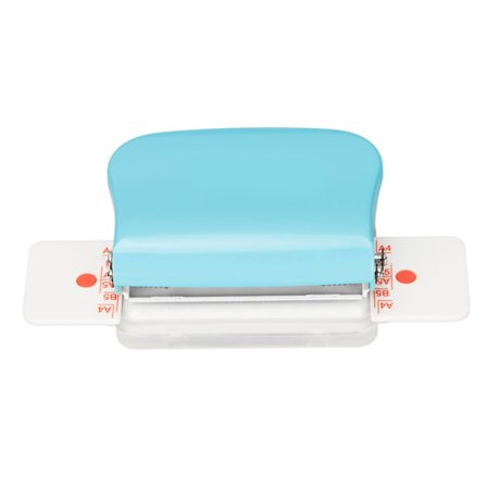 Manuell innbindingsmaskin Multipurpose 6 hull Cinch bokbindende maskin for hjemmekontor Lyseblå