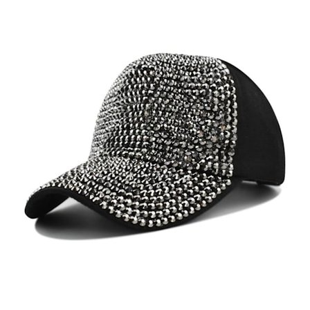 Rhinestones Baseball Keps Shiny Paljetter Cap 08 08