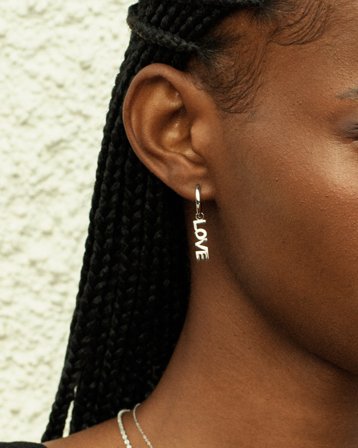 Edblad Love Hoops Steel Couleur argent Bijoux Fille - Kids Brand Store