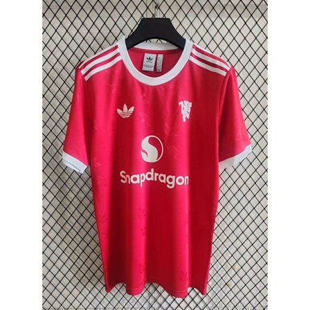 25-26 Manchester United F.C. Röd Specialutgåva Träningsfotbolls T-shirt S-4XL