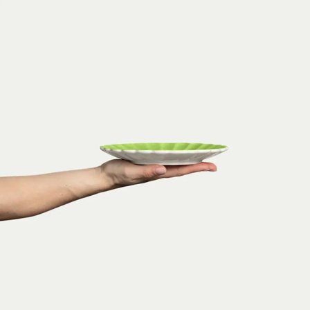 Mateus Oyster Tallerken Grønn Ø20