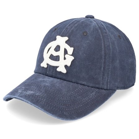 American Needle - Blu unconstructed Cappellino - Chicago American Giants Archive Navy Dad Cap @ Hatstore