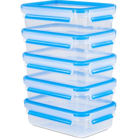 Tefal MasterSeal Mealprep FRESH Sett 5 x 0,8 liter' - 'Blå