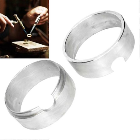 Sandgjutform i aluminiumlegering 112x73mm för DIY-ringar