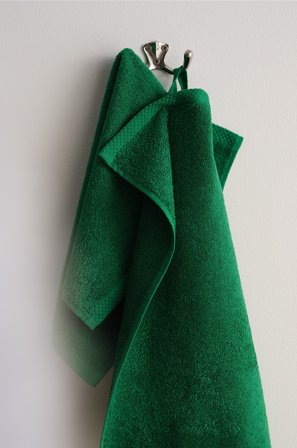 Jotex - Håndkle Med 2-pakk 30x50 Cm Grønn farge - DARCY - Kjøp Håndklær hos Jotex