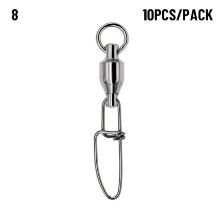 10 stk/pakke Lager svingbare ovale splittringer 8 8