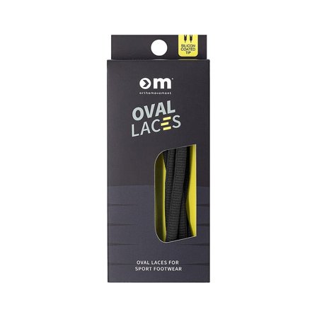 Ortho Movement Oval Sport Laces Sort 140 cm, Tøj & Bolig, Sko, Øvrige