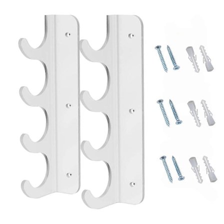 1 Par Fiskestangholder 4 Stangpositioner Stærk Bæreevne Aftagelig Væg Loft Fiskestang