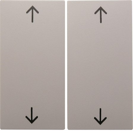 Hager 16441909 Vippa dubbel, 4 pilsymboler Vit, Strömbrytare & vägguttag