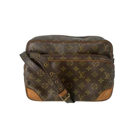 Louis Vuitton Vintage, Pre-owned Coated canvas crossbody-bags Bruin, Dames, Maat:ONE Size