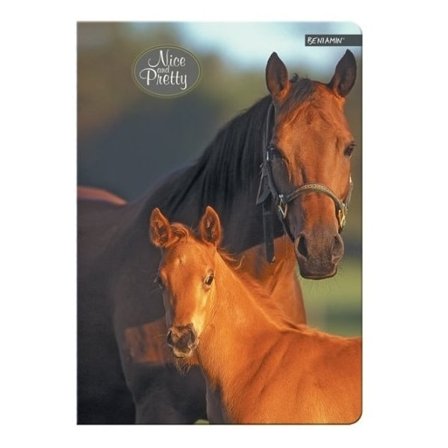 Anteckningsbok A4 Mjukt omslag - Häst