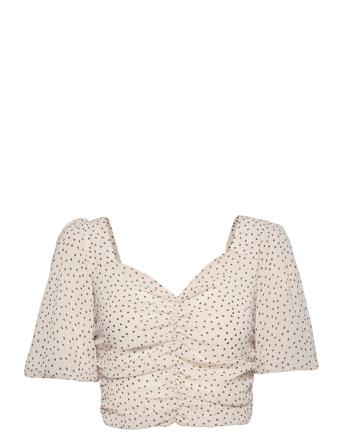 Doty Blouses Short-sleeved Lyserød Mango