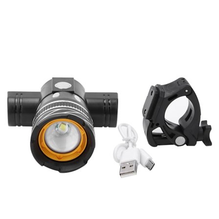USB-opladning Cykel Forlygte 300LM Cykel Forlygte til Nat Cykling Udstyr Tilbehør