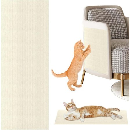 Kissaraapimismatto, itseliimautuva, raapimismatto kissoille, seinä- ja kulmasuoja huonekaluille, tee-se-itse raapimismatto kissalle