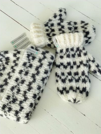 Knit Norway Islender Lue og Votter Oppskrift