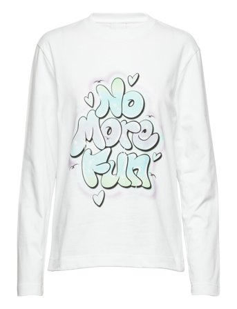 W.hanger Print Longsleeve White Hanger By Holzweiler