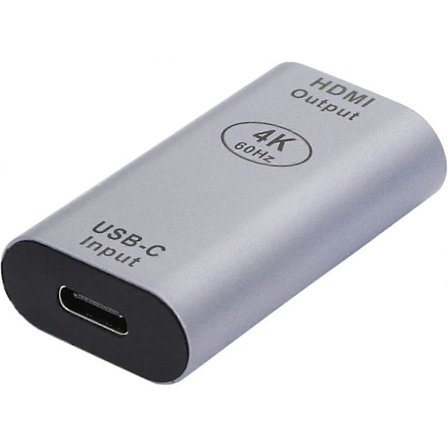 USB C till HDMI Adapter, 4K @ 60Hz USB Typ C Hona till HDMI Hona Konverterare (Thunderbolt 3 Kompatibel) för Hemmakontor [DB]