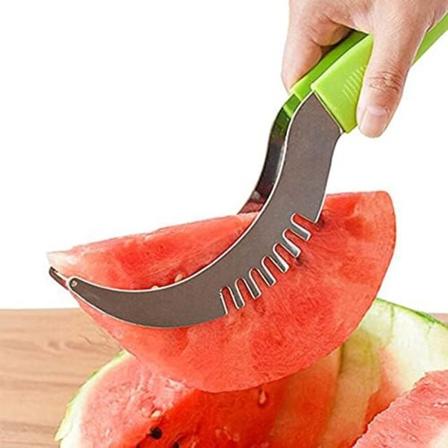 1 kpl Monitoiminen Ruostumattomasta Teräksestä Valmistettu Vesimelonin Viipaloija