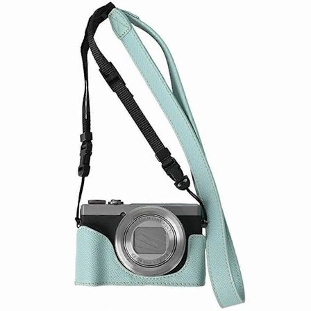 Kameraveske i skinn med skulderstropp for Canon PowerShot G7 X Mark III G7 X Mark II - Baby