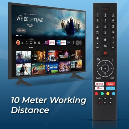 TV-fjernkontroll for Luxor/Polaroid/Digihome/Finlux/Celcus/Hitachi/Bush/Logik TV-fjernkontroll Universell TV-fjernkontroll