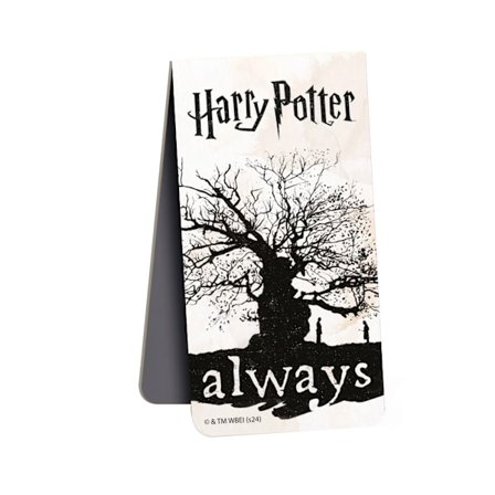 Harry Potter Always magnetiskt bokmärke 15,5 tum x 6 tum x 0,2 tum vit