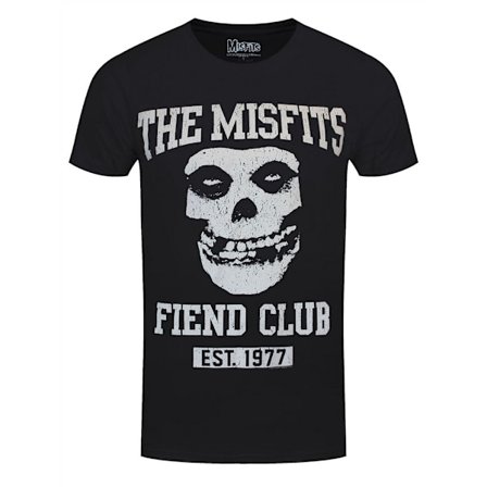 Misfits Unisex Adult Fiend Club Bomull T-shirt M Svart