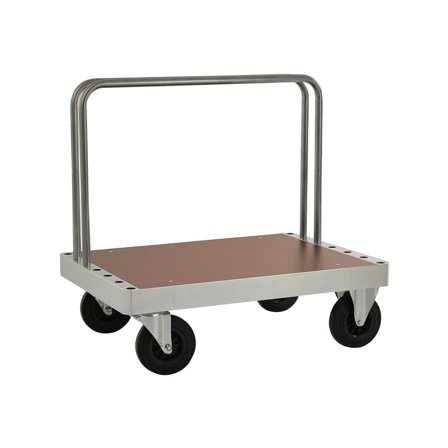 Plategodsvogn, 900x600x930 mm, elforsinket ramme med MDF-plater, uten brems