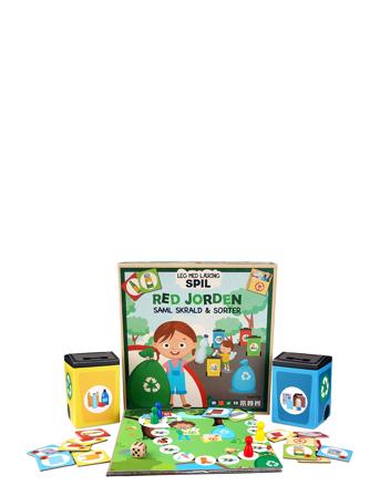 Leg Med Læring: Red Jorden, Saml Skrald & Sorter Toys Puzzles And Games Games Board Games Multi/mønstret Barbo Toys*Betinget Tilbud