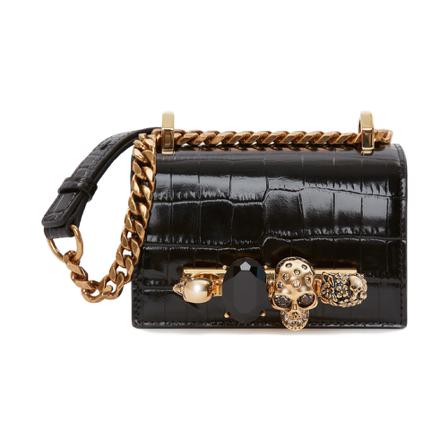 Alexander McQueen Tas , Zwart , Dames , Maat: ONE Size Schoudertassen