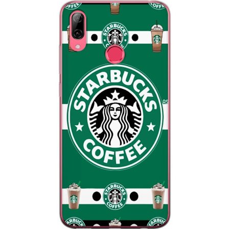 Kompatibelt Mobildeksel til Huawei Y7 (2019) Starbucks Pattern