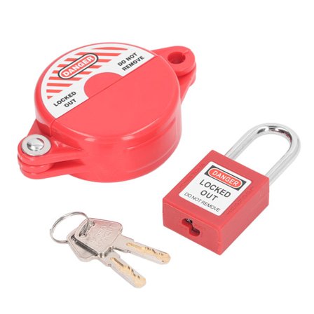Gate Valve Lockout Sæt til Udendørs Have 25mm til 64mm