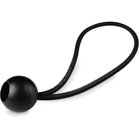 25x Elastisk Spännare för Paviljong - Presenning - Cykel - Camping - Trampolin & Trailer Elastiskt Gummiband med Boll