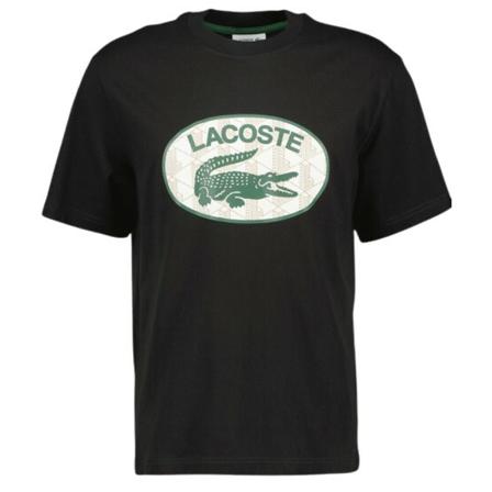 Lacoste - T-shirts - Svart - Herr - Storlek: M, Herr, Storlek: M