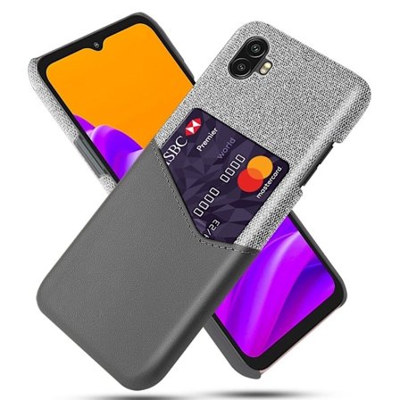 Bofink Samsung Galaxy Xcover 2 Pro skal med korthållare - Silver/Grå