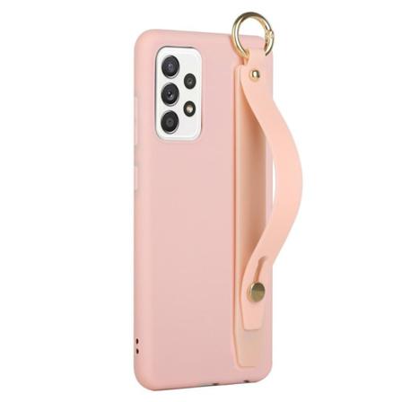 Skalo Samsung A53 5g Handrem Tpu-skal - Rosa Rosa