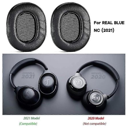 Ersättningsöronkuddar för Teufel REAL BLUE NC-headset, ljudisolerande kuddar kompatibla med 2021-modellen