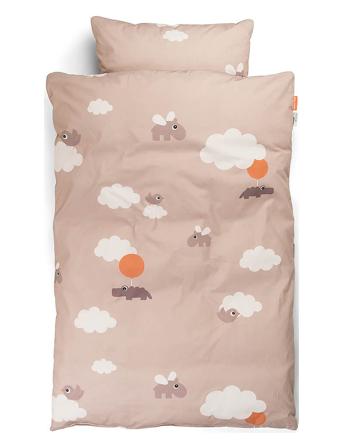 Bedlinen Junior Dk Gots Happy Clouds Powder Home Sleep Time Bed Sets Pink D By Deer