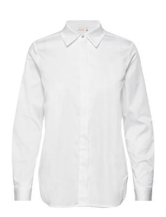 Nulucy Shirt Noos Langærmet Skjorte Hvid Nümph