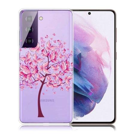 Deco Samsung Galaxy S21 FE Suojakotelo - Flower Puu Pink