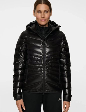 J. Lindeberg Lara Light Down Hood - Black - S