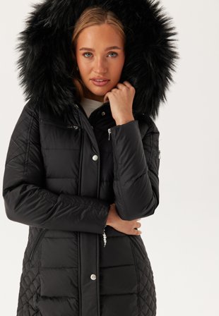 ROCKANDBLUE Beam Mid Coat Black/Black Klær
