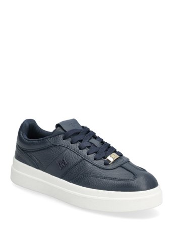 Tommy Hilfiger Modern Court Sneaker Tumbled Ltr - Navy - 37