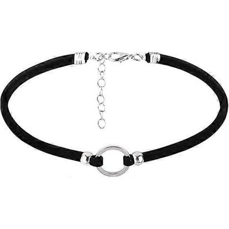 Svarta Chokers för Kvinnor, Justerbar Svart Sammet Choker, Böhmisk Gotisk Choker för Kvinnor, Halloween Jul Nyår Smyckesgåva för Flickor Kvinnor