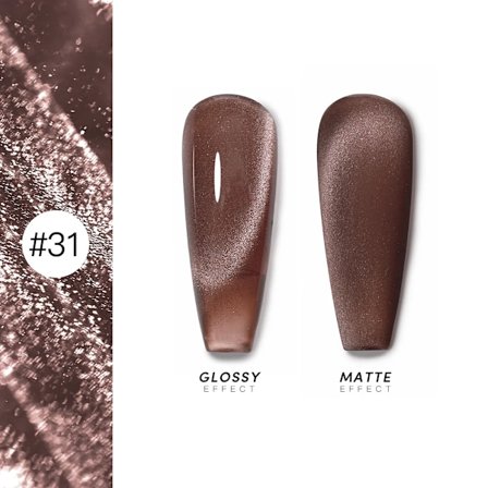 AS 15ml Magnetisk Katt Gel Nagellack Cat Eye Glitter Effekt Semi Permanent 36 Färger Soak Off UV Gel Lack Manikyr Nagelkonst